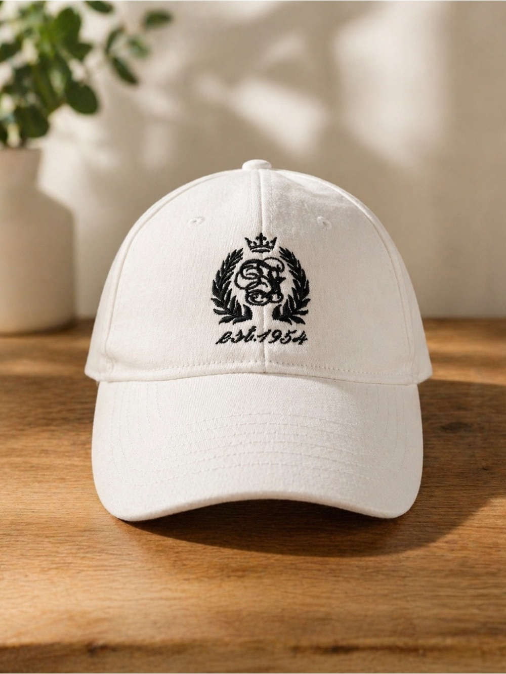 Fontainebleau Las Vegas Fitted Stretch Hat L/XL White Embroidered Luxury Cap